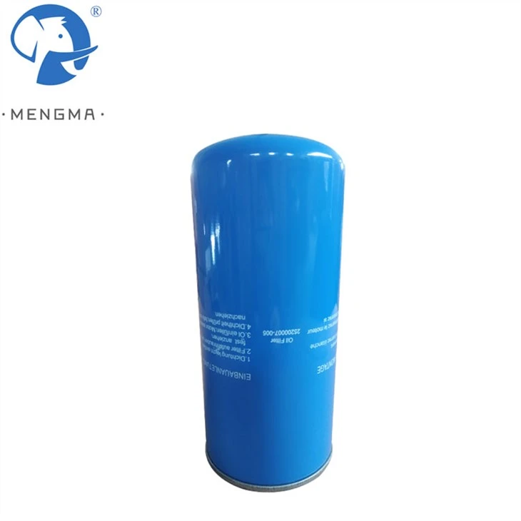 Blue Oil Filter For SCR Compressor replacement