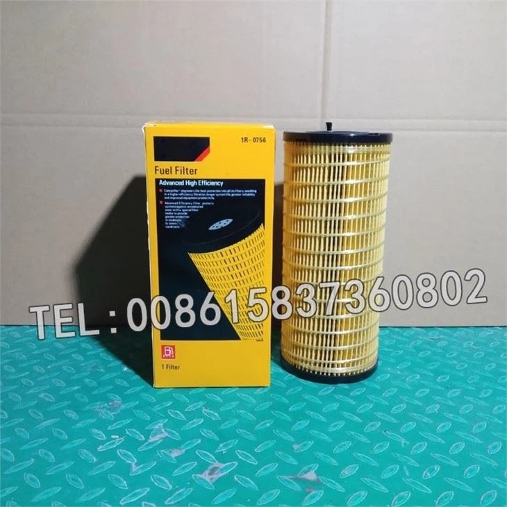 Excavator Fuel Filters Element Cat Hydraulic Fuel Oil Filters 1r-0756