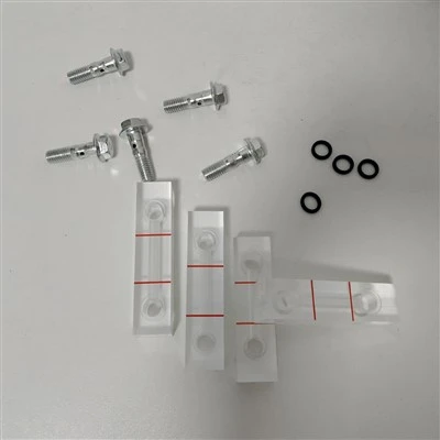 YJ-095 Replacement Part For Air Compressor Oil Level Sight Glass, Center Distance 95mm